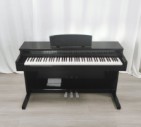 Piano Digital Y-828 88 Tuts Hammer Action dengan Chip France Dream 5704, Penutup Geser Bluetooth Ganda, dan 3 Pedal
