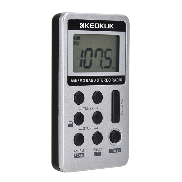 Wholesale Hot Style Portable Fm Am Mini Radio With Earphone Usb Port Lcd Display Rechargeable Pocket Fm Radio