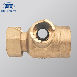 BOTEすべて銅3/4 "DN20 BSP女性用糸ウォーターメーターマニュアルロック可能な真鍮ボールバルブユニオンOEM対応 - Product Image 3