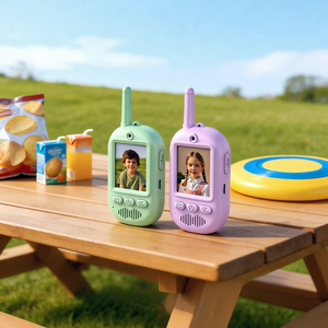 <span class=keywords><strong>Radio</strong></span> bidirectionnelle vidéo légère pour enfants, design portable, facile à transporter pour les voyages et le camping - Product Image 3