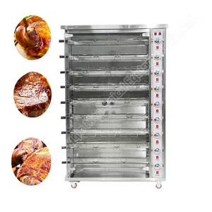 Kömür tavuk Rotisserie ekipmanları Rotisseries tavuk Rotisserie makinesi