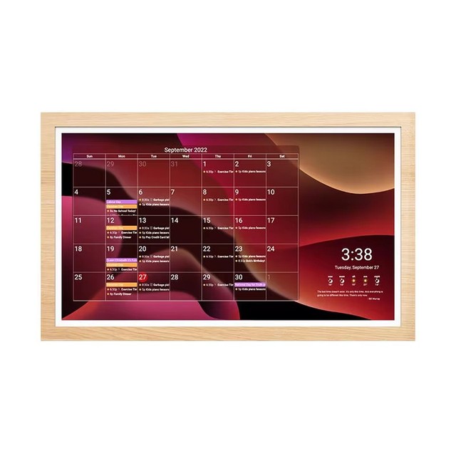 New 32" 1080p Mood Digital Photo Frame Android Tablet Pc Signage Calendar Touch Screen Quad Octa Core Wi-Fi POE NFC 4G Business