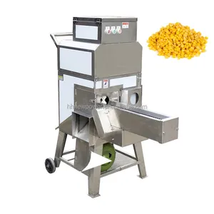 Commercial Fresh Corn Thresher Maize Sheller Professional Fresh Sweet Corn Grain Threshing Peeling Machine