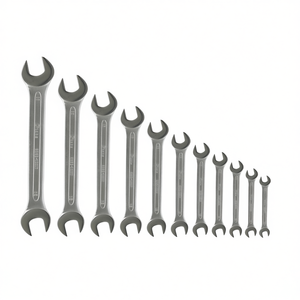 Juego de llaves de boca abierta de doble extremo, 10 piezas, rango de tamaño métrico de 6-24 mm para reparación automotriz - Product Image 2