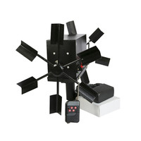 Allumeur de scène pyrotechnique Pyro Double moulin à vent électrique, système de tir de feux d'artifice pour fontaine, télécommande à froid