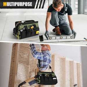 Bolsa de Herramientas Profesional de Gran Tamaño para Hombres, Personalizable, para Ingenieros, Carpinteros, Técnicos de Plomería, Fontaneros, Electricistas - Product Image 6