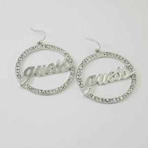 Pendientes Redondos Extra Grandes de Estilo Europeo y Americano, Modernos y Únicos, Joyería de Diseñador de Lujo <span class=keywords><strong>GUESS</strong></span> al por Mayor - Product Image 5