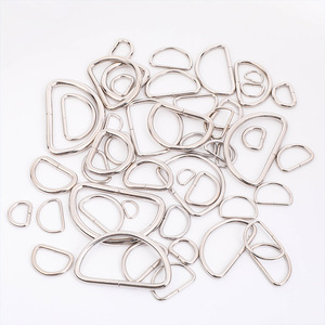 Boucles en D en métal de différentes tailles, accessoires de quincaillerie classiques et robustes pour sacs - Product Image 3