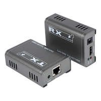 Extensor HDMI Xput sobre Cable CAT5e/CAT6, Máx. 60M, 1080P, Copia EDID Integrada, Kit de Transmisor y Receptor IR Bidireccional