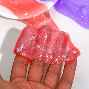 CHENXI Factory Direct Ice Cream Sparkle Slime Glittery Ultra Stretchy Slime Macaron Foam Balls Crystal Mud - Product Image 2