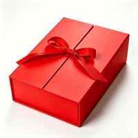 Boîtes pliantes personnalisées en carton avec couvercle à rabat, boîtes magnétiques pour vêtements, boîtes cadeaux avec ruban, boîtes en papier pliantes pour petites expéditions