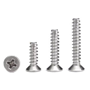 Stainless Steel Phillips Countersunk Self Tapping Screws M2.3 M2.6 M3 M4 For Metal Construction - Product Image 1