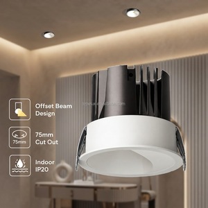 Luz LED Empotrable sin Marco de 12W, Antisombra, para <span class=keywords><strong>Espejo</strong></span> de Baño, Recorte de 75mm, Modelo LP-FX7570BT-RTA-21 - Product Image 1