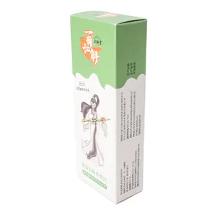 Atacado Branco Folding Carton Box Caixas De Papel De Arte Personalizada Para Medicina Cosmetic Soap Shampoo Cuidados Com A Pele Embalagem