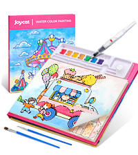 كتاب تلوين مائي سحري من جويكات، رائج البيع، بتصميم الحديقة، 20 صفحة، يعزز الإبداع - Product Image 2