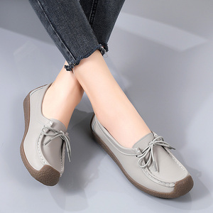 Zapatos Casuales de Mujer Estilo Mocasín, Planos, con Cordones, Diseño Nuevo sin Cordones para Mamá, para Usar <span class=keywords><strong>en</strong></span> Verano, Primavera y Otoño, Antideslizantes y Transpirables - Product Image 1