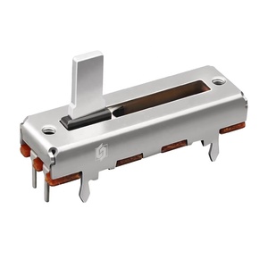 SoundWell 15mm Potenciômetro Deslizante De Viagem 50k Botão 18mm Metal Fader <span class=keywords><strong>30mm</strong></span> Potenciômetro Duplo LED Potenciômetro De Controle De Áudio - Product Image 1