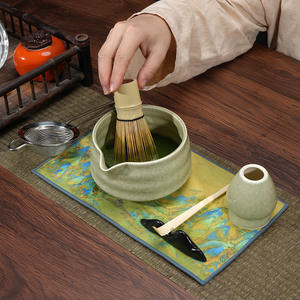 Tazón de té <span class=keywords><strong>Matcha</strong></span> de cerámica tradicional, taza de té verde hecha a mano duradera para preparación de <span class=keywords><strong>Matcha</strong></span> japonés, suministros de cocina - Product Image 4