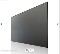 Écran de projection laser UST ALR Telon 90'' 16:9 avec cadre fin fixe, tissu en cristal noir, gain 0,8 pour home cinéma