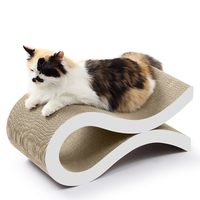 Haute qualité chat planche à gratter papier ondulé grattoir cataire vente chaude noël chat jouets fabriqué Carton emballage
