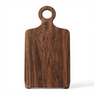 เขียงไม้มะม่วงทรงสี่เหลี่ยมผืนผ้าสุดหรู พร้อมรูสำหรับวางจาน - Product Image 1