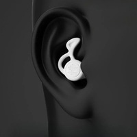 Bouchons d'oreilles en silicone réutilisables à 3 couches, étanches, pour dormir, plongée, surf, doux et confortable.
