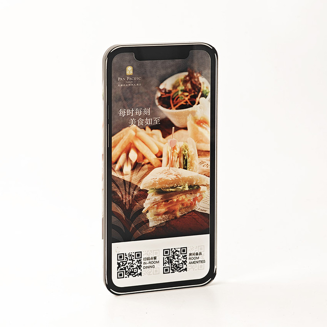 Wholesale Low Price Big Size Thickened Acrylic Standee With Order QR Code