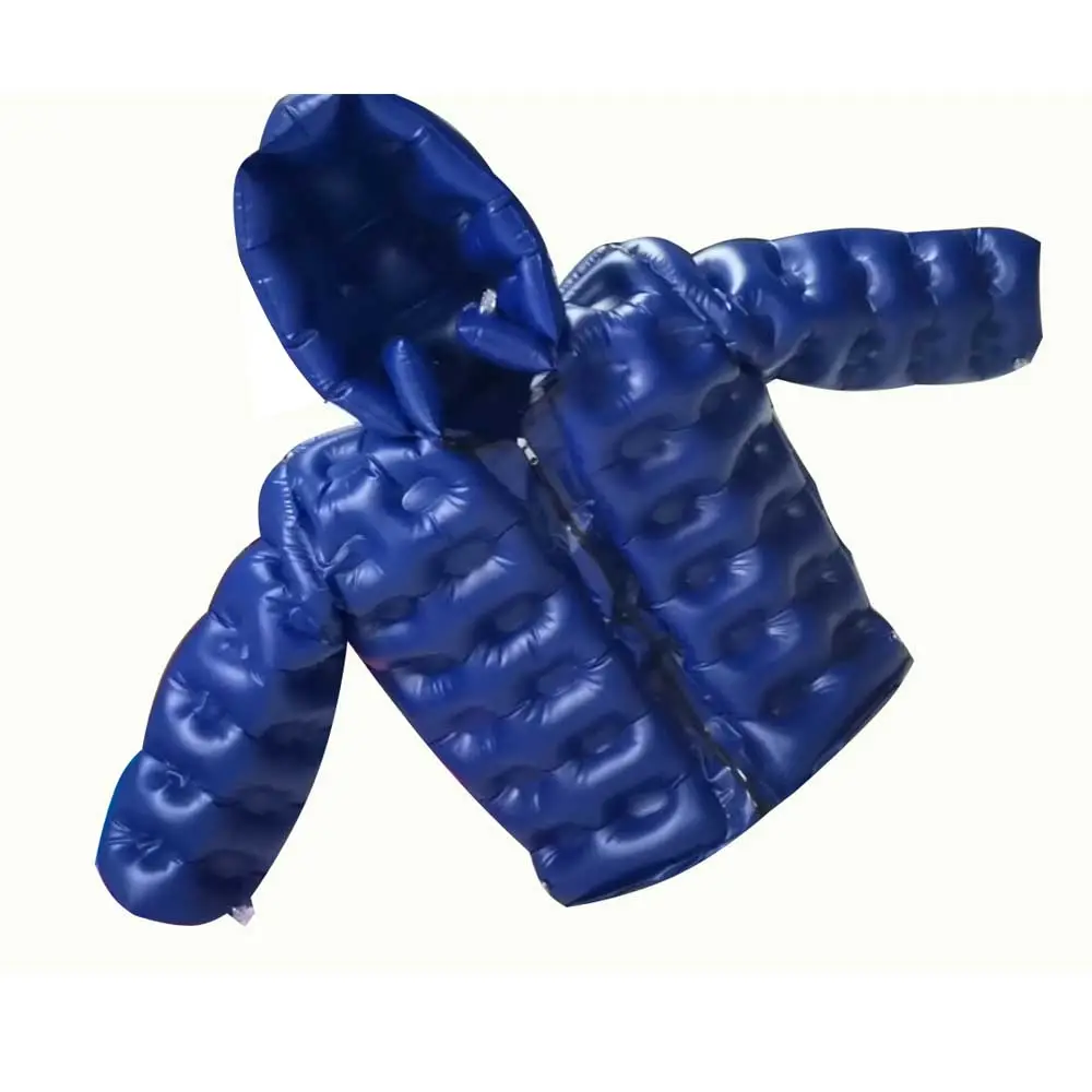 BeiLe-Chaqueta inflable personalizada de PVC, azul, a la venta