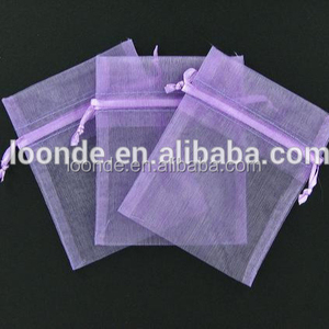 Sac cadeau en organza de haute qualité en gros avec cordon de serrage - Product Image 3