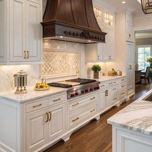 Şık mutfak dolapları ile mutfak tam tarzı Moderne donatılmış mutfak Modern mutfak dolabı - Product Image 5