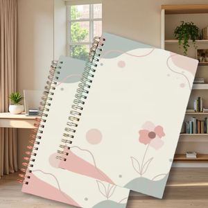 Factory Stationery Spiral Diary Notebook Fashion Colorful Design Student A5 Budget Agenda - Product Image 5