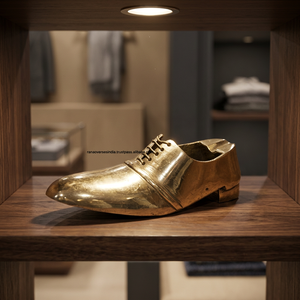 Cenicero Decorativo Clásico Ecológico de Latón en Forma de Zapato para Restaurantes, Hoteles y Cafeterías - Product Image 3