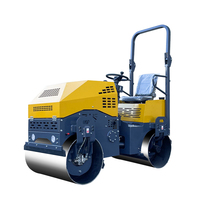 Rouleau vibrant refroidi à l'eau 1.5T | Compacteur de sol à haute efficacité pour les projets à petite échelle | Prix direct d'usine