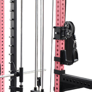 Jeu complet d'équipement d'entraînement commercial Smith Machine à domicile de gymnastique personnalisée Portique multifonctionnel Supports à squat - Product Image 2