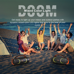 DOSS 100W 강력한 휴대용 야외 IPX6 방수 사운드 박스 스테레오 베이스 서브 우퍼와 무선 스피커 - Product Image 5