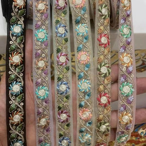 2025 collection dentelle tissu luxe robe perlée dentelle tissu femmes soudanaises Toub vente en gros Durable en utilisant bas prix coton français - Product Image 1