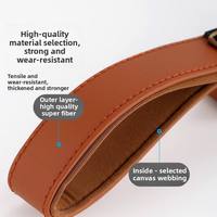 Collier pour chien en cuir PU gravé sur mesure, étiquette nominative personnalisée anti-perte, collier souple réglable pour chiens de petite, moyenne et grande taille