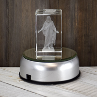 Cube en cristal sculpté en 3D personnalisé en usine, cadeaux de vacances, cadeaux de remise de diplôme, cadeaux avec logo personnalisé, cube en cristal de luxe de style ancien