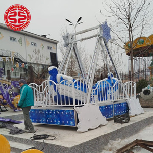Juego Mecánico de Barco Pirata para Parque de Atracciones al Aire Libre con Certificación CE, con Remolque y Columpio, Equipo de Uso Comercial - Product Image 2