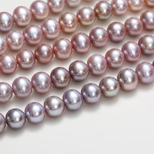 ผู้ผลิตขายส่งเครื่องประดับทำมือ DIY สร้อยคอไข่มุกน้ำจืดธรรมชาติ สไตล์สบายๆ สีขาวและชมพู - Product Image 3