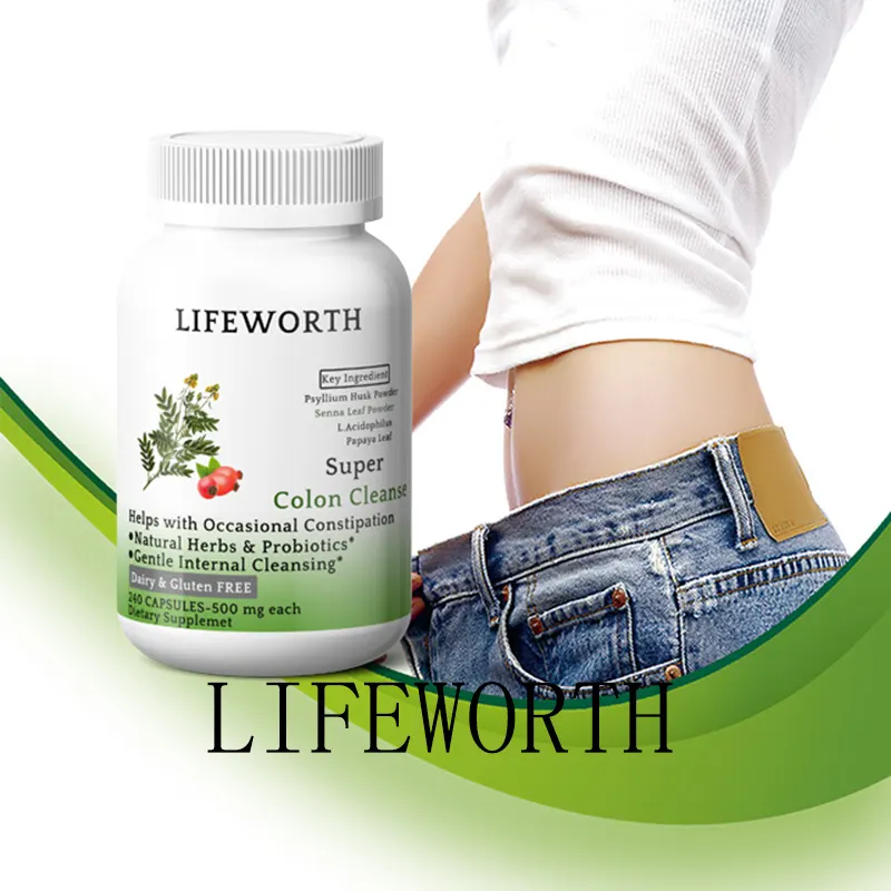 Lifeworth Viên Nang Giảm Cân Giảm Cân Không Béo Thảo Dược Trung Quốc