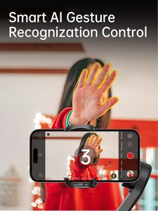 <span class=keywords><strong>Stabilisateur</strong></span> de <span class=keywords><strong>smartphone</strong></span> Aochuan Smart XE avec suivi IA du visage, molette de mise au point et perche télescopique pour TikTok et Vlogging - Product Image 6