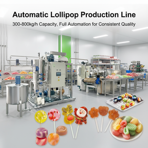Máquina de Producción de Caramelos de Gelatina Vegetal Sin Vitaminas con Forma de Ositos de Goma, Línea de Producción de Dulces en China - Product Image 1