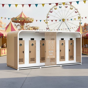 Baño Portátil Prefabricado, Baño Móvil para Obras <span class=keywords><strong>de</strong></span> Construcción, Cabina <span class=keywords><strong>de</strong></span> Baño Portátil Modular Prefabricada - Product Image 1