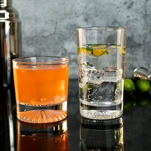 Highball-vasos de cristal sin plomo para beber, gafas de agua, Mojito