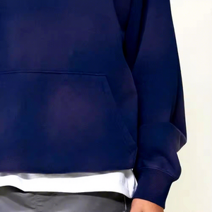 Sudadera con Capucha Extra Grande Personalizada, de Algodón Premium, con Bolsillo Canguro, Unisex, Estilo Urbano, para Hombre - Product Image 3