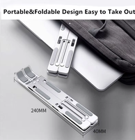 Support pour ordinateur portable pliable ergonomique réglable IDock, antidérapant