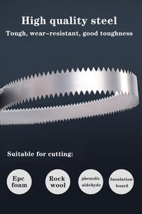 <span class=keywords><strong>Lame</strong></span> de <span class=keywords><strong>scie</strong></span> <span class=keywords><strong>à</strong></span> <span class=keywords><strong>ruban</strong></span> <span class=keywords><strong>à</strong></span> dent droite triangulaire personnalisée, mousse de laine de roche <span class=keywords><strong>à</strong></span> dent tranchante double face - Product Image 5