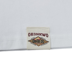 OKONKWO <span class=keywords><strong>T</strong></span>-<span class=keywords><strong>shirt</strong></span> à manches courtes en coton d'é<span class=keywords><strong>t</strong></span>é pour homme 100% tricoté 200 grammes dessin animé Animal ours imprimé rue écologique - Product Image 6