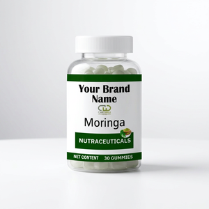 Custom Moringa Gummies 30 Count Private Label OEM ODM Natural <b>Herbal</b> <b>Supplement</b> Adult Nutrition Supply - Product Image 5